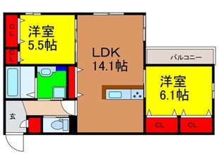 Reposの物件間取画像